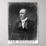 Sam Houston, President of Texas posters