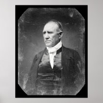 Sam Houston Texas Daguerreotype 1841 Posters