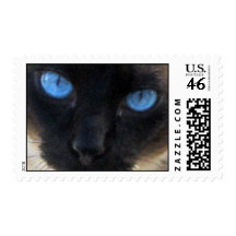 Sam the Siamese cat Postage
