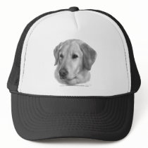 Sam, Yellow Labrador Retriever Trucker Hats