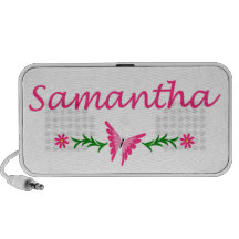 Samantha (Pink Butterfly) PC Speakers