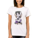 "Samantha" Tattooed Rose Fairy White Tank Top t-shirts