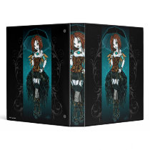 "Samara"  Steampunk Cyber Fairy Avery Binder