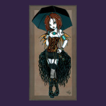 "Samara"  Steampunk Cyber Fairy Poster posters
