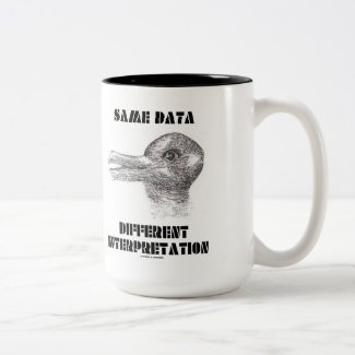 Same Data Different Interpretation (Duck Rabbit) Coffee Mug