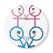 Same Sex Marriage magnets by RW_Gay Same Sex Marriage magnets