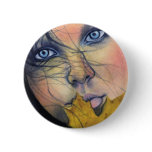 Samhain fairy button Button