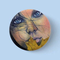 Samhain fairy button Button