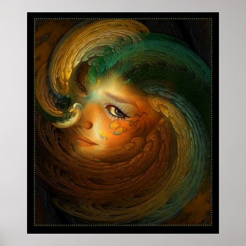 Samhain Fantasy Art Print print