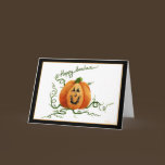 Samhain Pumpkin Card cards