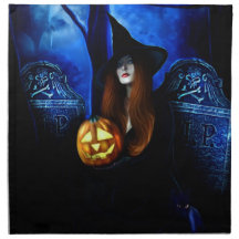 Samhain Witch American MoJo Napkins