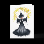 Samhain Witch Greeting Card