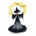 Samhain Witch Ornament photo sculptures by 13BlackCatsDesigns Samhain Witch Ornament photo sculptures