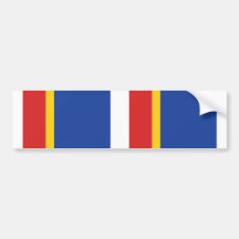 Sami People (Old Unofficial), Finland flag Bumper Sticker