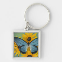 Sammamish Washington Photograph of Butterfly 22 Keychains