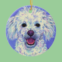 "Sammy" Bichon Poodle - Ornament #2 ornaments