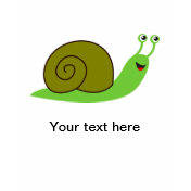 Sammy the Green Garden Snail T-shirts