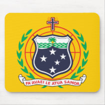 Samoa Coat of Arms mousepads