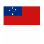 Samoa Flag Map Spaghetti Top