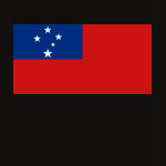 Samoa Flag Map Spaghetti Top