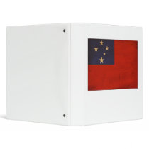 Samoa Flag 3 Ring Binders