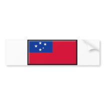 Samoa Flag bumper stickers by jacinto888 Samoa Flag bumper stickers