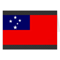 Samoa Flag cards