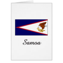 Samoa Flag Design cards
