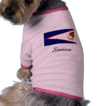 Samoa Flag Design pet clothing