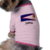 Samoa Flag pet clothing