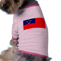 Samoa Flag pet clothing