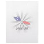 Samoa Flag Map 2.0 Letterhead