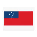 Samoa Flag Postcard