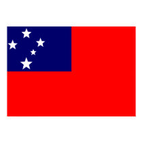 Samoa Flag posters