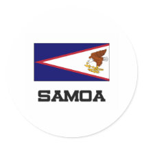 Samoa Flag stickers