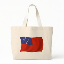 Samoa Flag Tote Bag