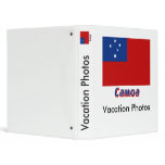 Samoa Flag with name in Russian binders