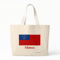 Samoa Flag with Name in Samoan bags