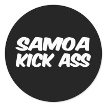 Samoa Kick Ass stickers