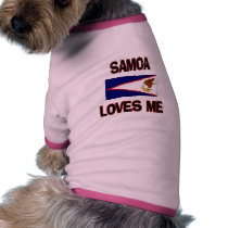 Samoa Loves Me pet clothing