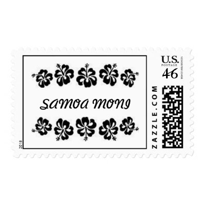 SAMOA MONI POSTAGE STAMP by 1slandstyl3