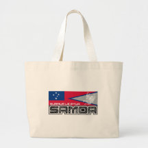 Samoa Muamua Le Atua - American Samoa / Samoa Flag Bags