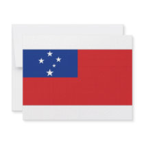 Samoa National Flag Invites