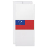 Samoa National Flag rack cards