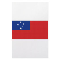 Samoa National Flag Custom Stationery