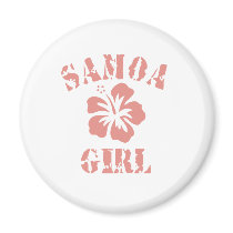 Samoa Pink Girl magnets