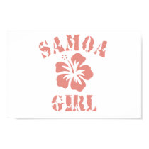Samoa Pink Girl posters