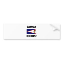 Samoa Rocks bumper stickers