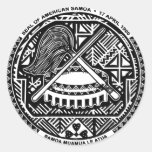 SAMOA ROUND STICKERS