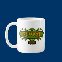 Samoa Surf Ava (Green/Gold) mugs